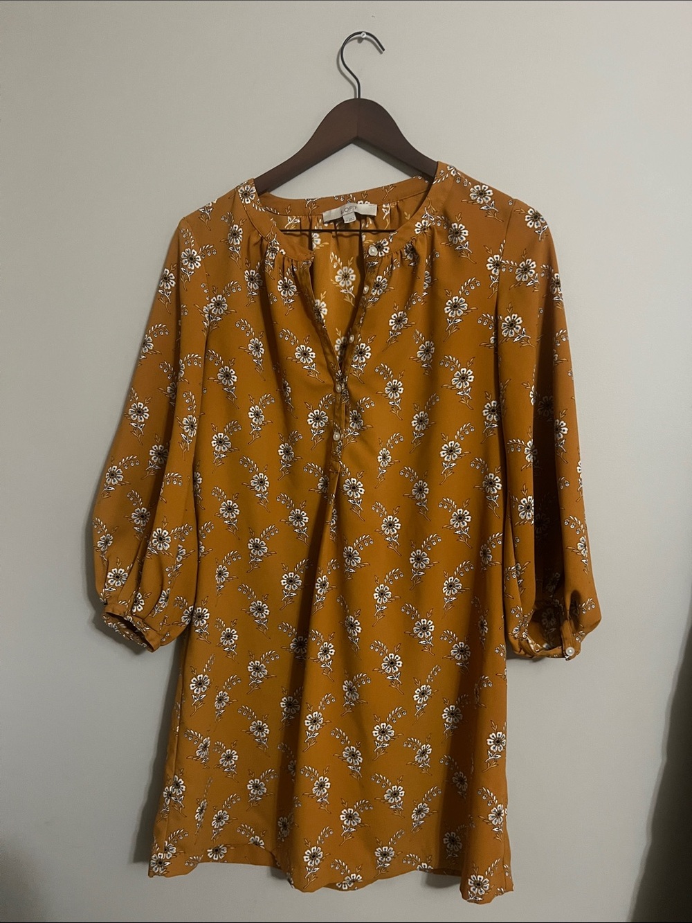 LOFT floral dress